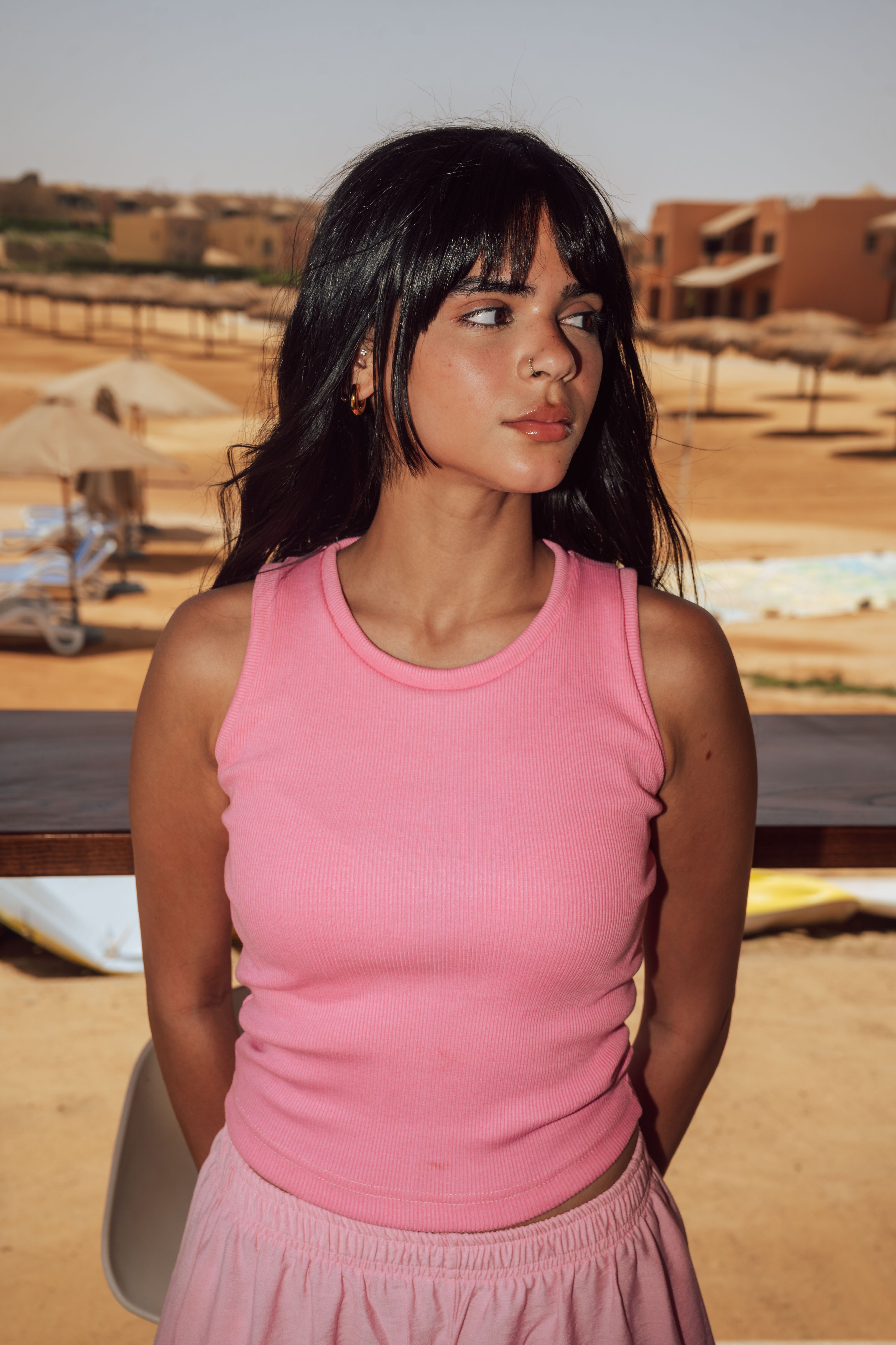 Nejma top in Pink