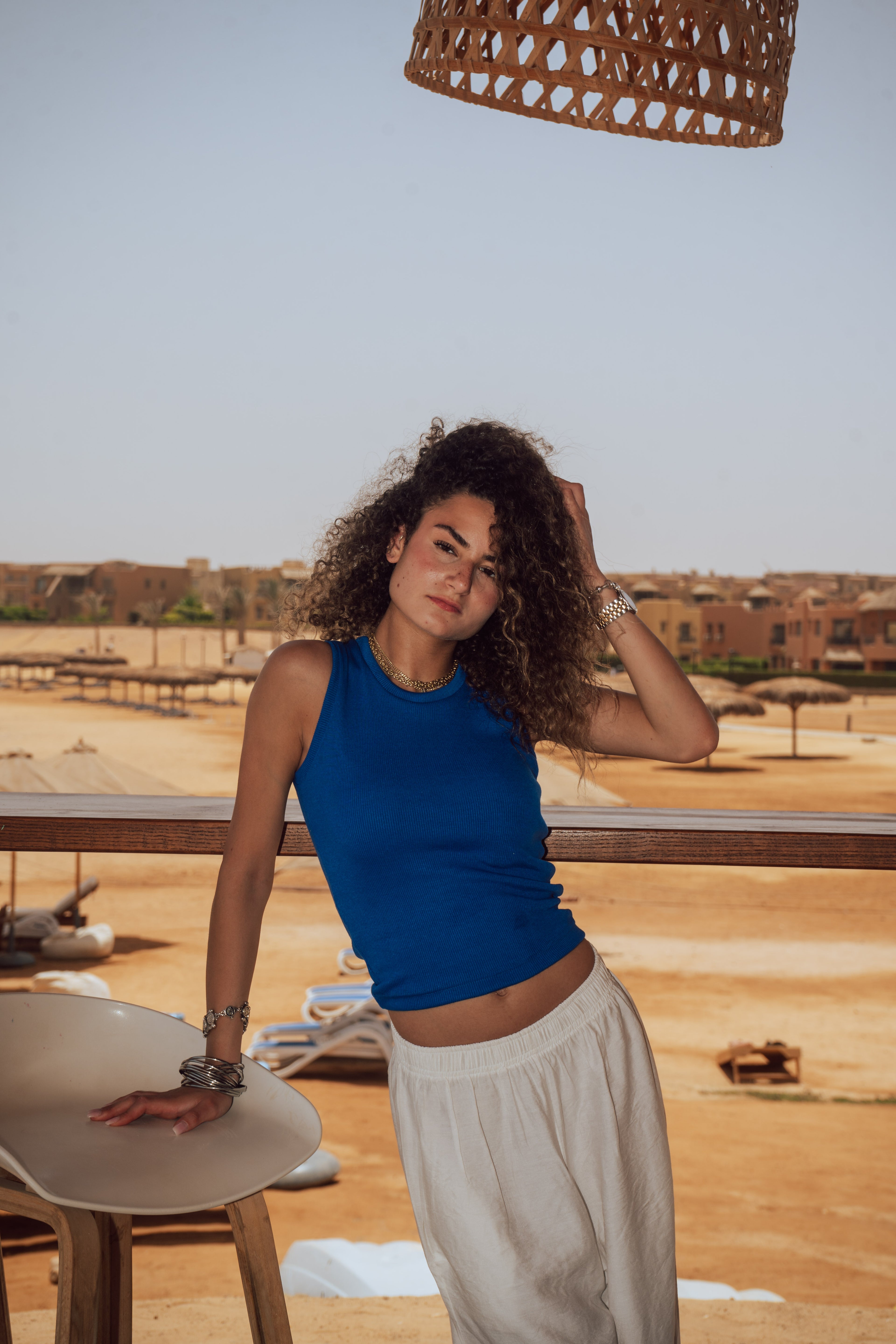 Nejma top in Blue