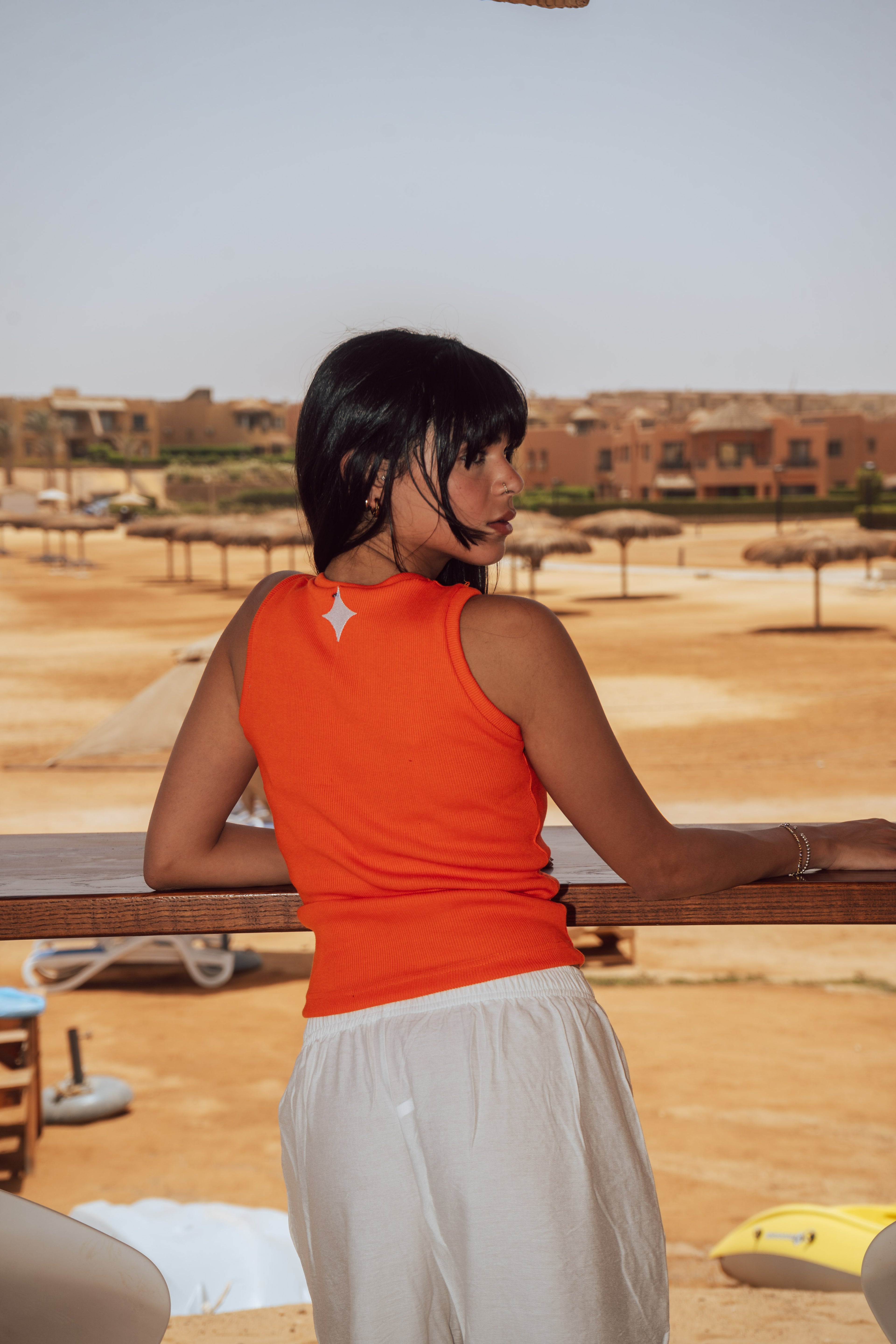 Nejma top in Orange