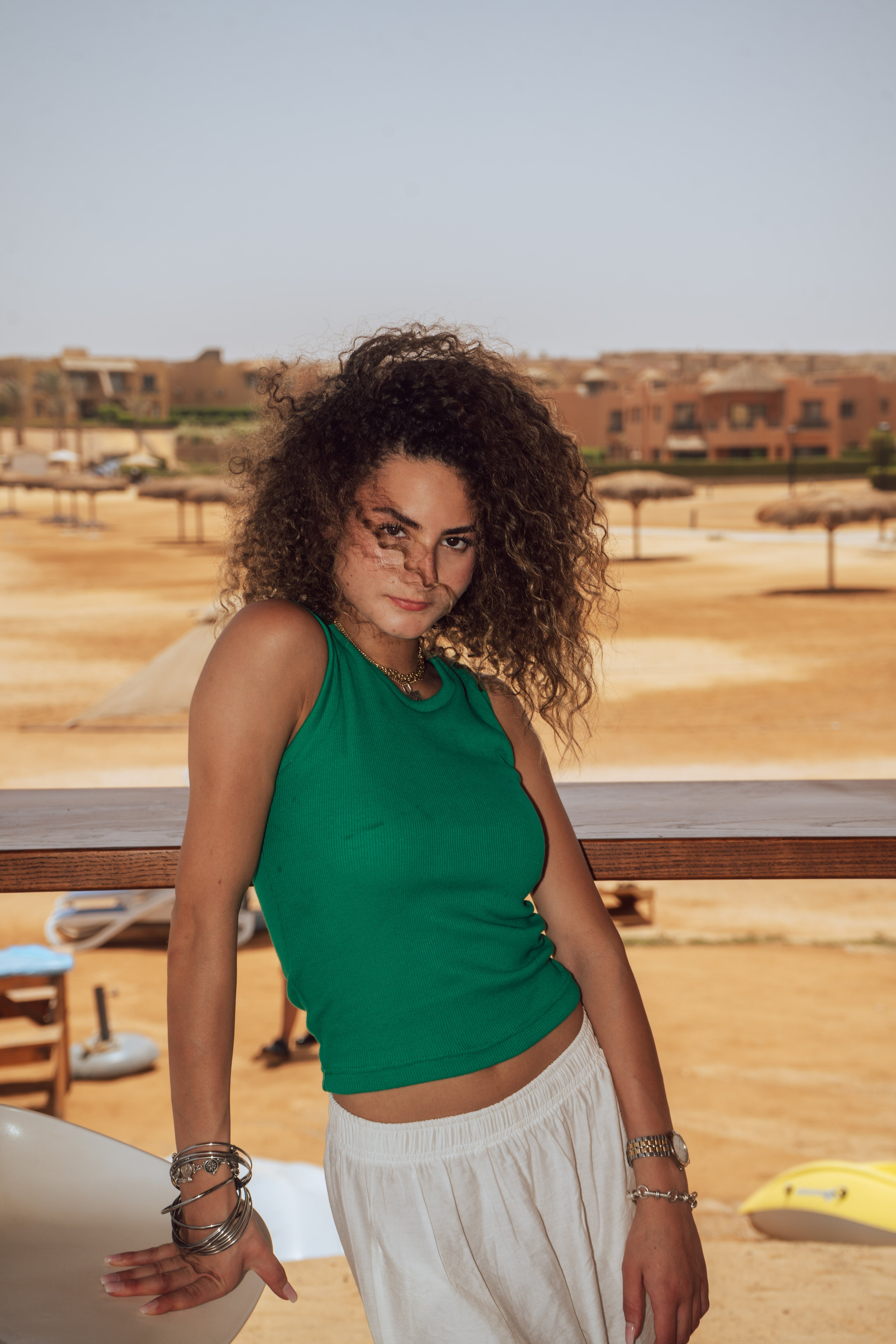 Nejma top in Green